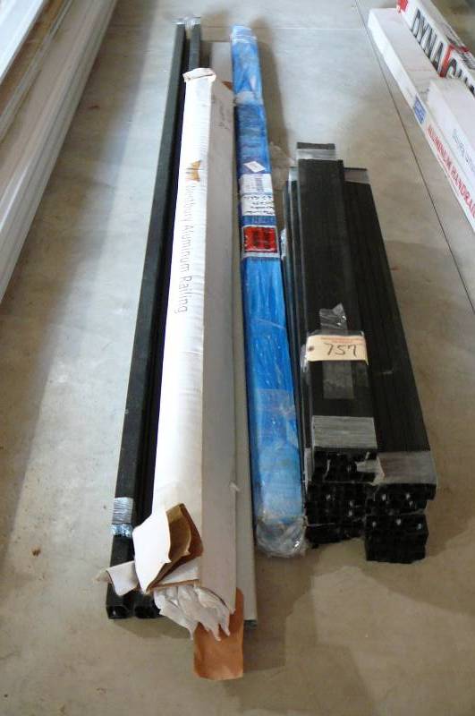lot 757 image: Westburg Aluminum Railing Parts