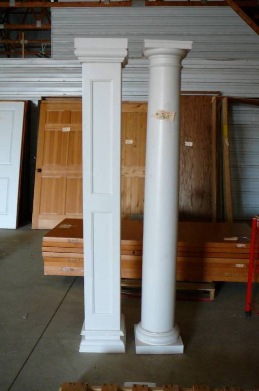 lot 760 image: Pillars,  White