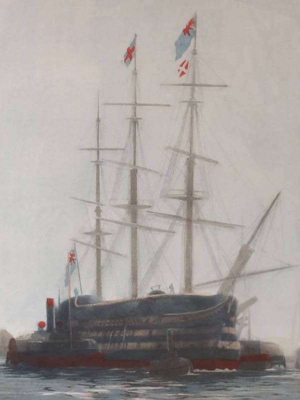 lot 59 image: The Last Journey of Victory 1922 Framed and Matted Print