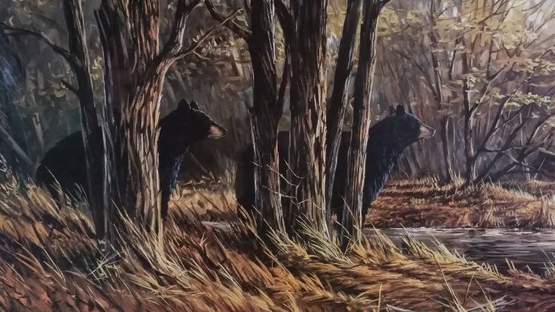 lot 63 image: Dean Johnson Signed  Numbered Woodland Memories