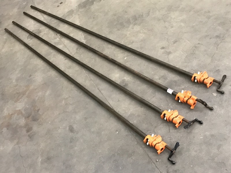 lot 9 image: (4) Bar Clamps