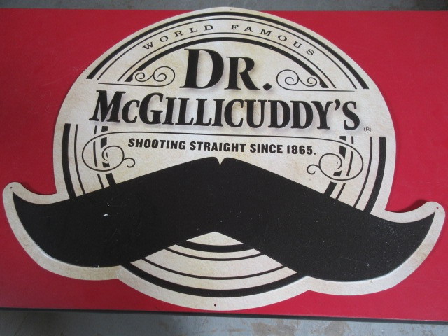lot 111 image: DR. MCGILLICUDDYS TIN SIGN