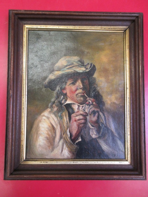 lot 118 image: OIL PAINTING BY ARTIST HENRY MOSLER SIGNED