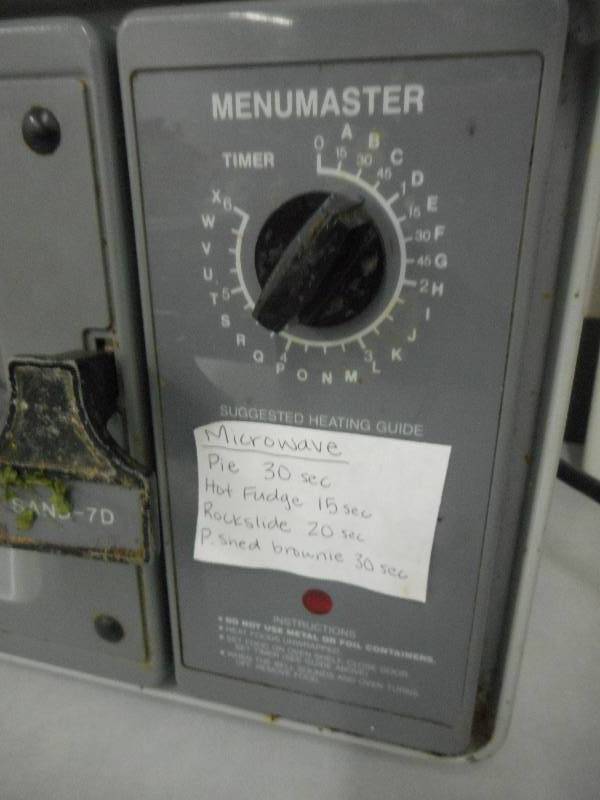 lot 6 image: Commercial Microwave