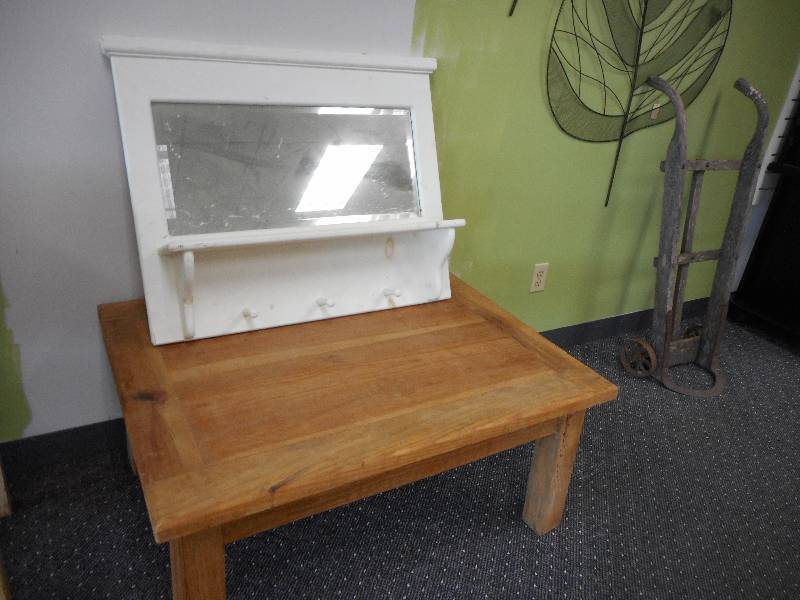 lot 12 image: Table and Mirror