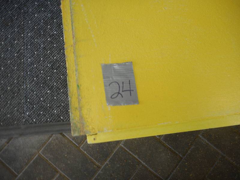 lot 24 image: Yellow Wooden Drawers