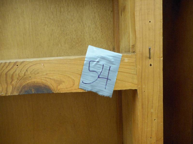 lot 54 image: Wood Shelf