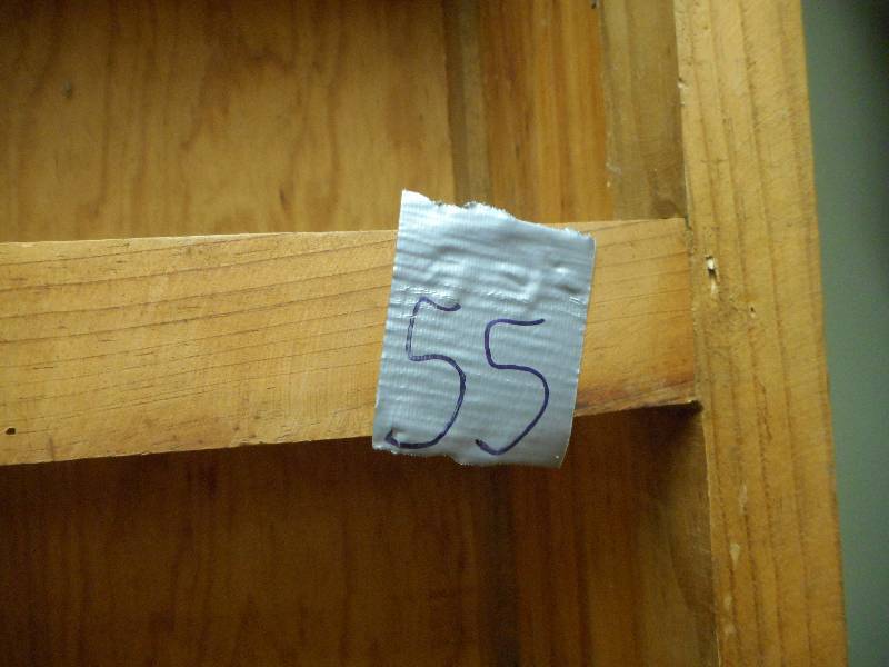 lot 55 image: Wood Shelf