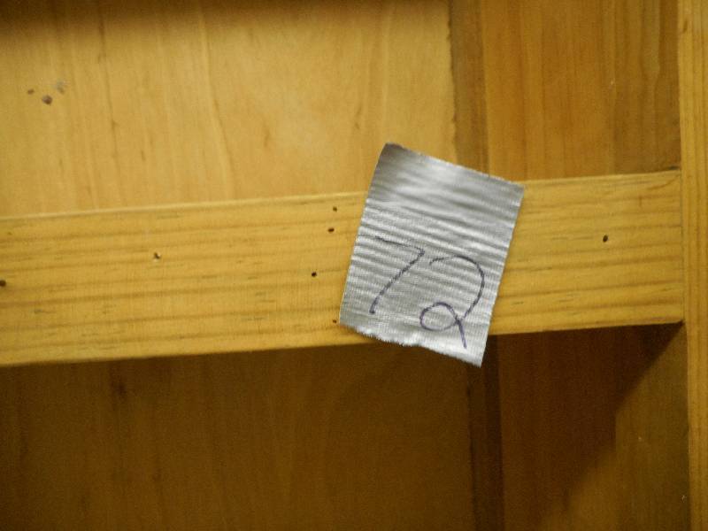 lot 72 image: Wood Shelf