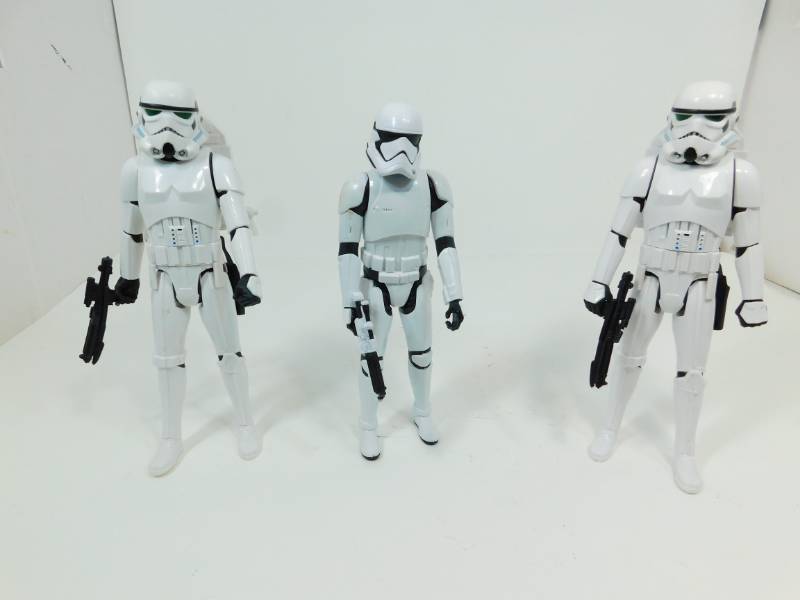 lot 63 image: Three Stormtroopers
