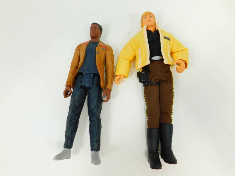 lot 64 image: Luke Skywalker  (1997)   And  Finn   (Admired For His Bravery)