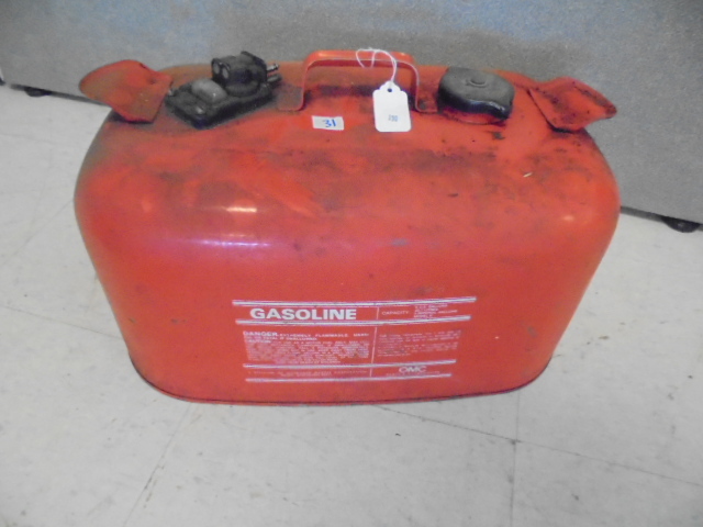 lot 31 image: OMC Gasoline Can