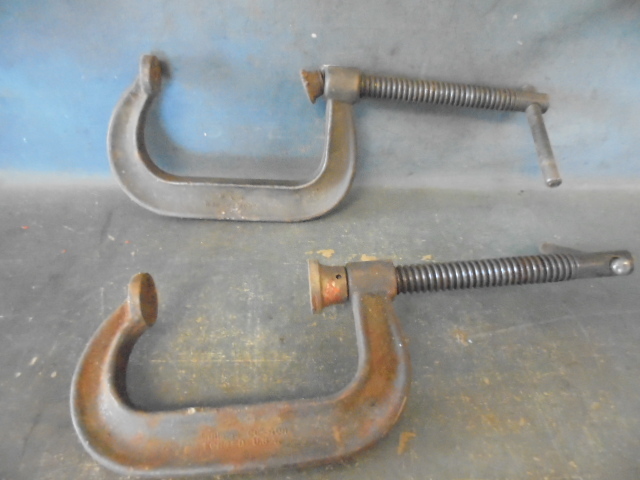lot 77 image: C-clamps