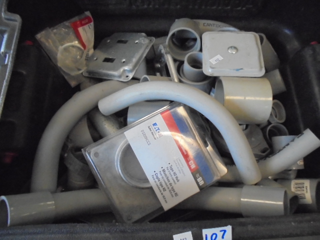 lot 107 image: Electrical Conduit, Connectors and More