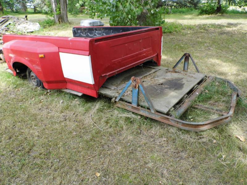 Pickup Bed on Trailer