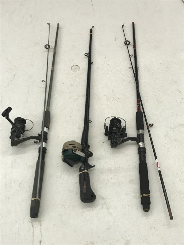 lot 10 image: Lot Of (3) Assorted 2-Piece Fishing...