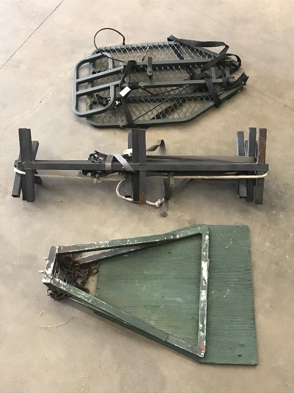 lot 12 image: Lot Of (2) Hang-On Tree Stands & (1...