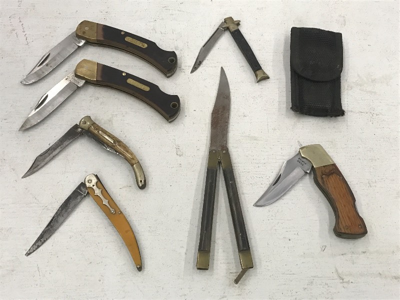 lot 15 image: Lot Of Assorted Vintage Pocket Kniv...