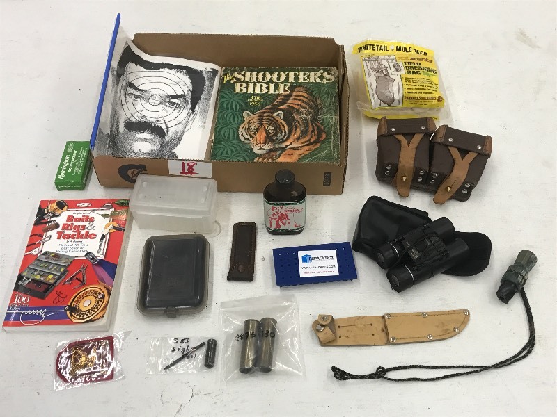 lot 18 image: Lot Of Assorted Hunting & Sporting ...