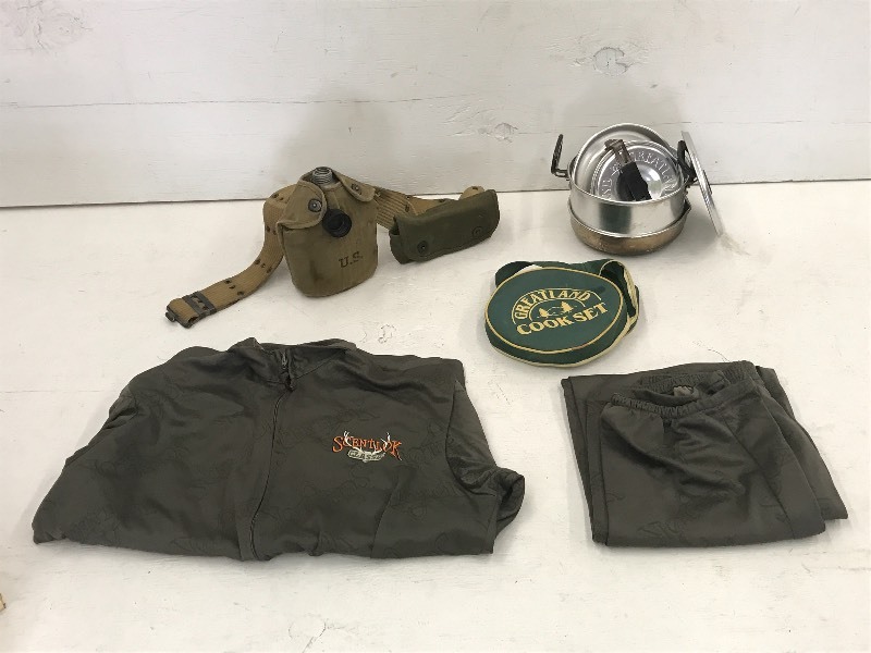 lot 20 image: Lot Of Assorted Camp Cook Set,  Mi...