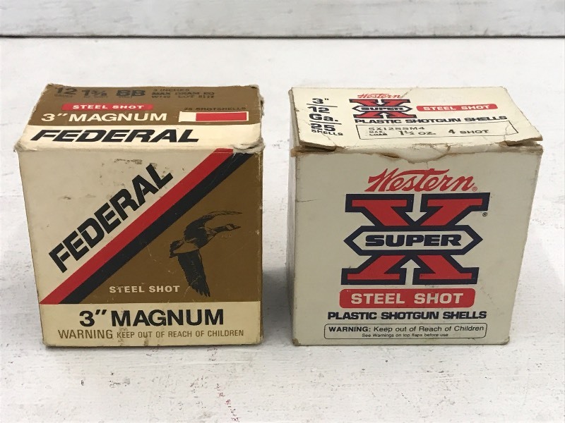 lot 35 image: (2) Full Boxes Of 12gauge 3-Magnum...