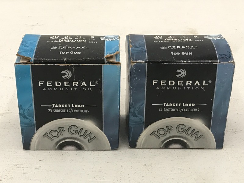 lot 39 image: (2) Full Boxes Of Federal Top Gun 2...