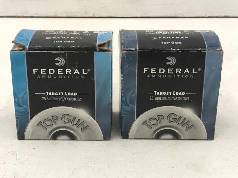 lot 40 image: (2) Full Boxes Of Federal Top Gun 2...