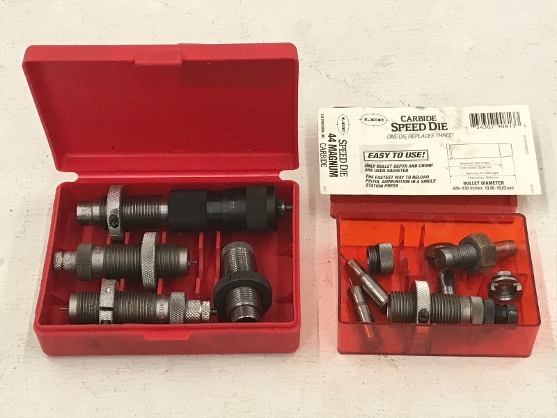 lot 44 image: (2) Reloading Die Sets Lee Speed D...