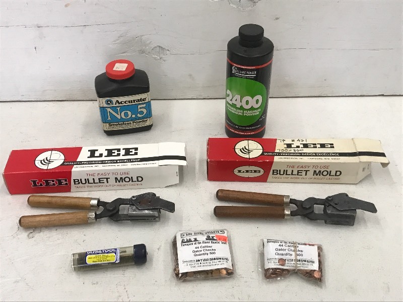 lot 48 image: Lot Of Reloading Supplies Lee 240g...