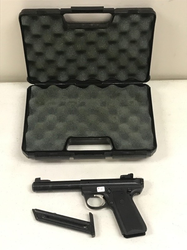 lot 18 image: Ruger .22 Target Pistol