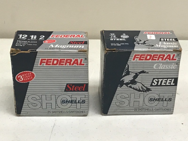 lot 44 image: (2) Boxes Of 12gauge Shotshells