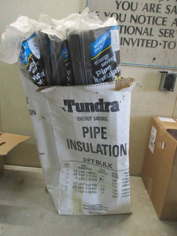 lot 41 image: Pipe insulation