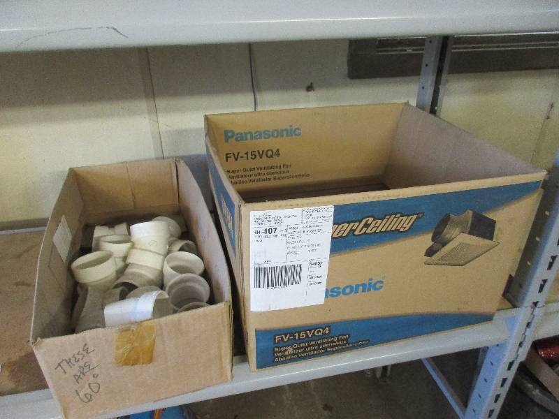 lot 54 image: PVC fittings