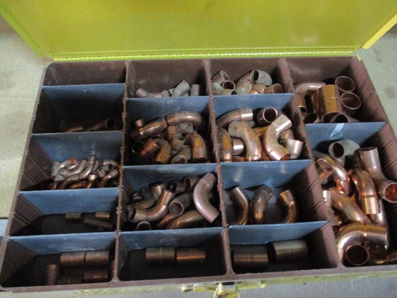 lot 128 image: Copper fittings
