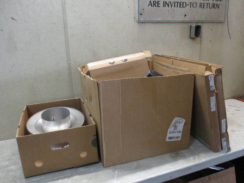 lot 245 image: 16x25 return air filter grill and misc ductwork fittings