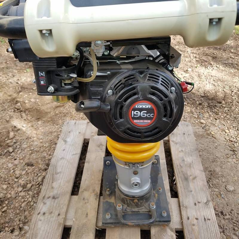 lot 27 image: Loncin Model RM196LC Jumping Jack Plate Packer RESERVE Has Been Met