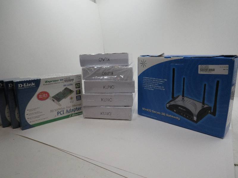 Huge lot of electronics, 3 PCI adapters 5 Mini KeyBoards, and a wireless router