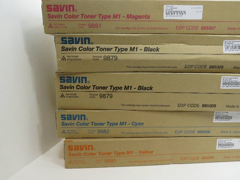 Lot of Savin color Toners