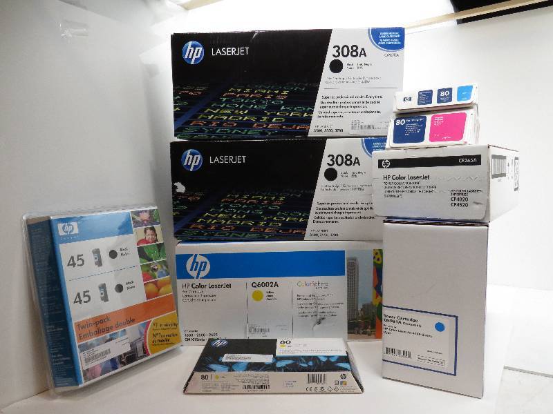 Lot of Inks and Toners 8 units in all
