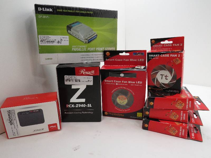 Monster lot of computer electronics cooling fans ports and WIFI