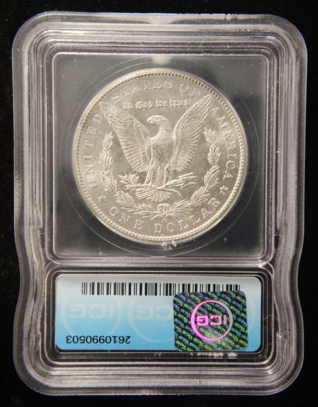 lot 30 image: 1902-O MORGAN SILVER DOLLAR MS63 ICG