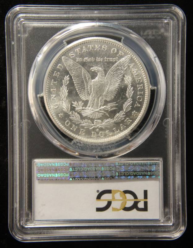 lot 31 image: 1881-S MORGAN SILVER DOLLAR MS64 PCGS