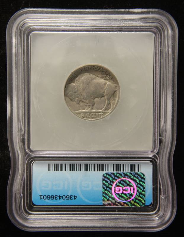 lot 40 image: 1919-S US BUFFALO NICKEL F12 ICG