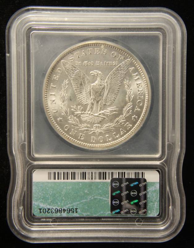 lot 50 image: 1898-O MORGAN SILVER DOLLAR MS64 ICG