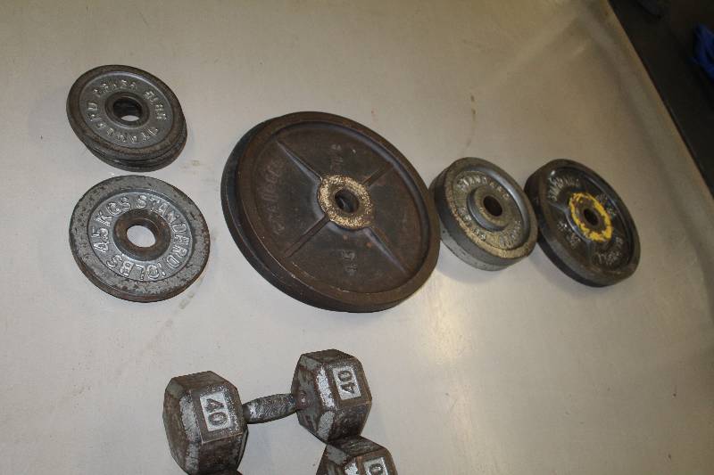 lot 272 image: Olympic Weights