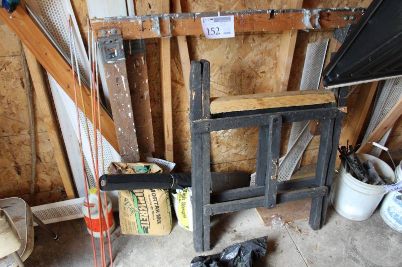lot 152 image: Lot of (3) Saw Horses