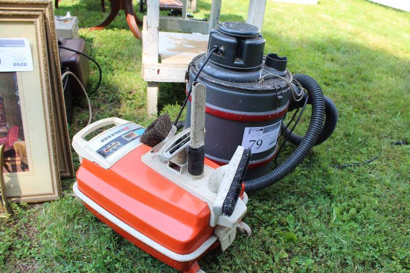 lot 79 image: Lot of (2) Vacuums - Eureka Floor, Shop Vac