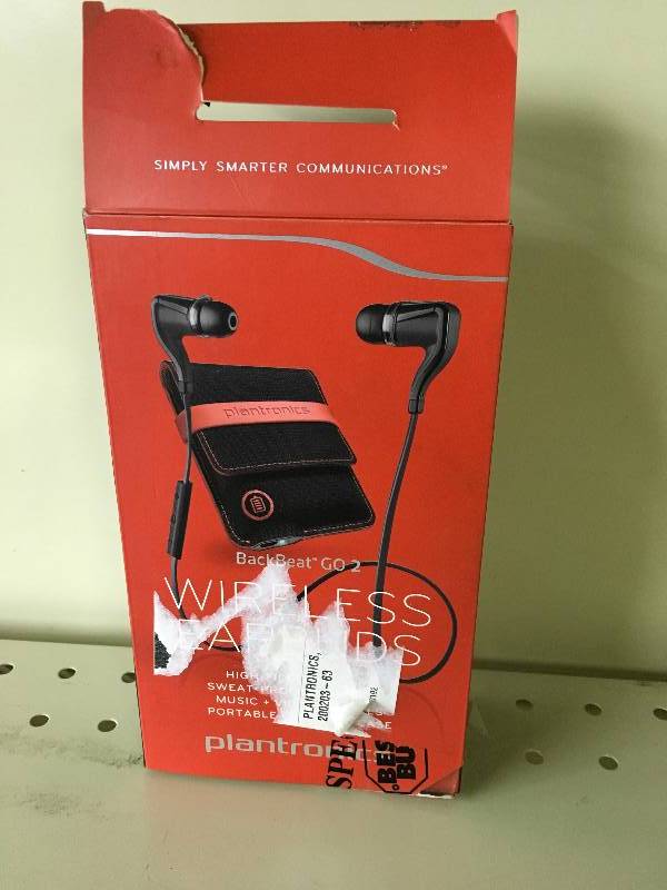 Plantronics Back Beat Go 2 Headphones, Retail $79.99