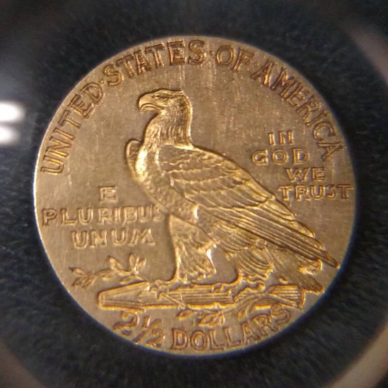 1913 Two and One Half Dollars India...