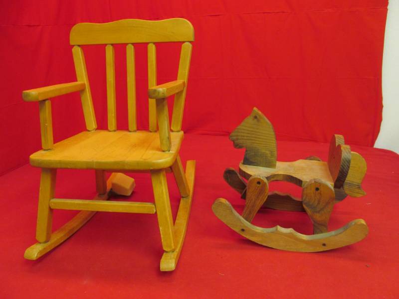 lot 19 image: rocking horse